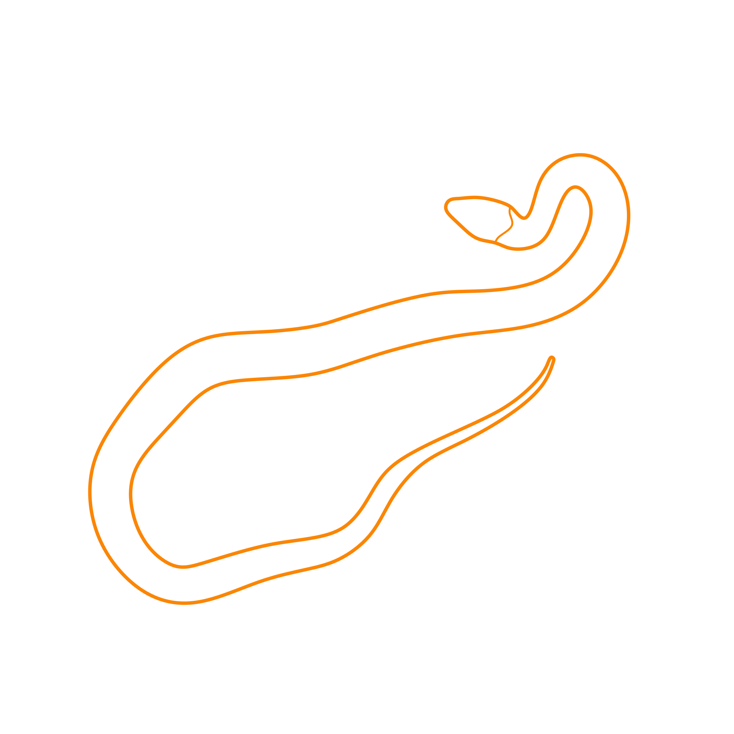 Animals Snakes Inland Taipan Line Tracing Svg Vector Free Vectors